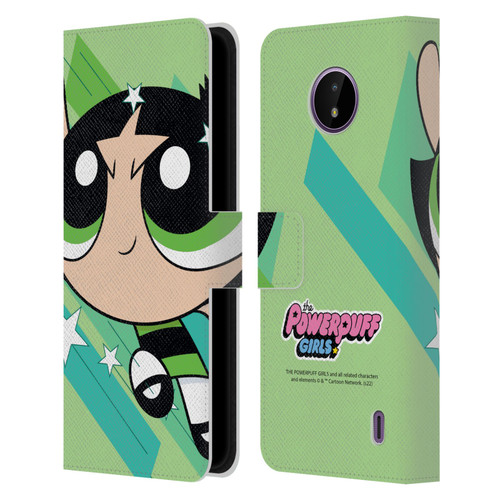 The Powerpuff Girls Graphics Buttercup Leather Book Wallet Case Cover For Nokia C10 / C20