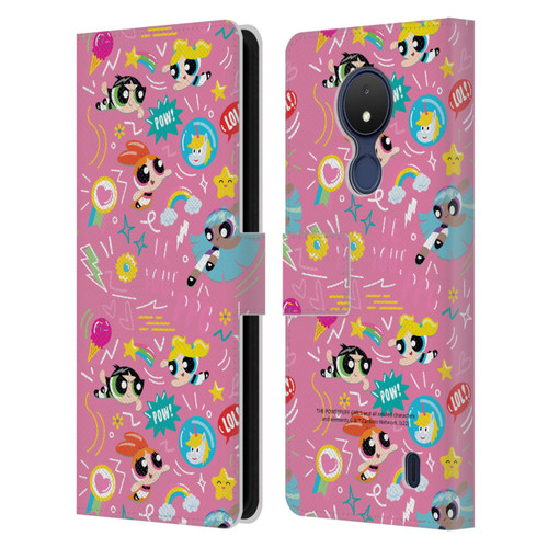 The Powerpuff Girls Graphics Icons Leather Book Wallet Case Cover For Nokia C21