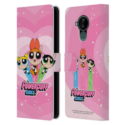 The Powerpuff Girls Graphics Group Leather Book Wallet Case Cover For Nokia C30