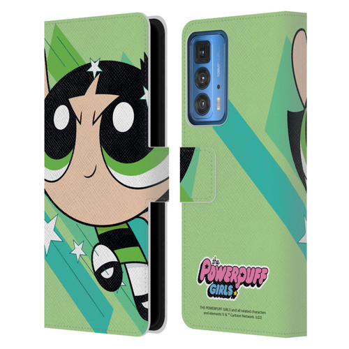 The Powerpuff Girls Graphics Buttercup Leather Book Wallet Case Cover For Motorola Edge 20 Pro