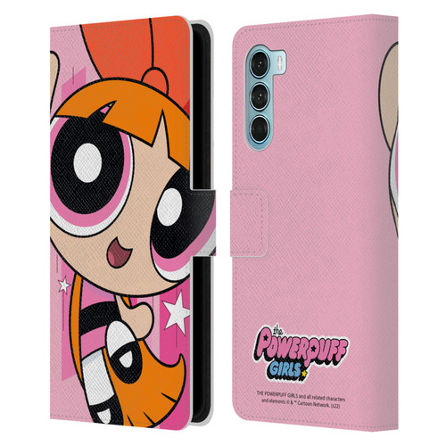 The Powerpuff Girls Graphics Blossom Leather Book Wallet Case Cover For Motorola Edge S30 / Moto G200 5G
