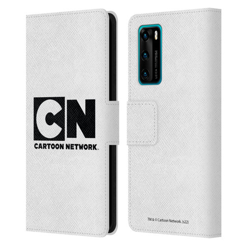 Cartoon Network Logo Plain Leather Book Wallet Case Cover For Huawei P40 5G