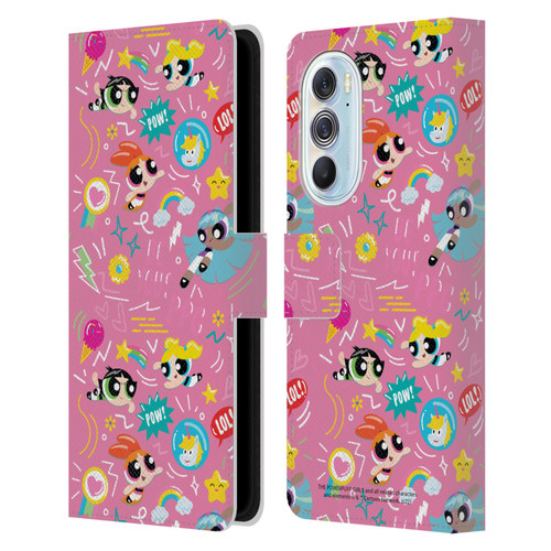 The Powerpuff Girls Graphics Icons Leather Book Wallet Case Cover For Motorola Edge X30