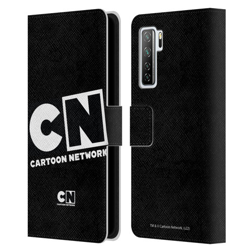 Cartoon Network Logo Oversized Leather Book Wallet Case Cover For Huawei Nova 7 SE/P40 Lite 5G