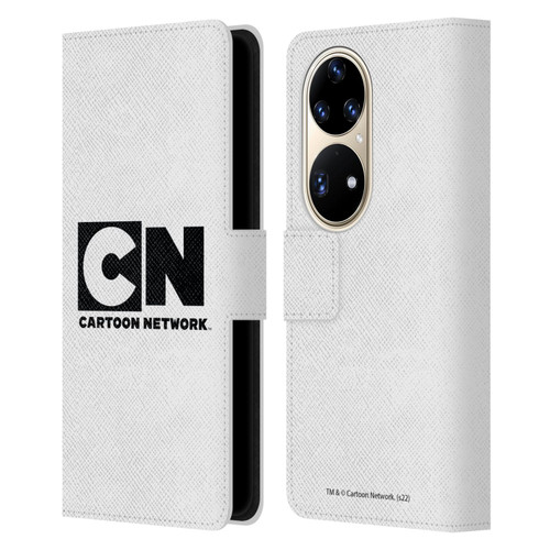Cartoon Network Logo Plain Leather Book Wallet Case Cover For Huawei P50 Pro