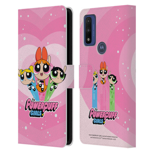 The Powerpuff Girls Graphics Group Leather Book Wallet Case Cover For Motorola G Pure