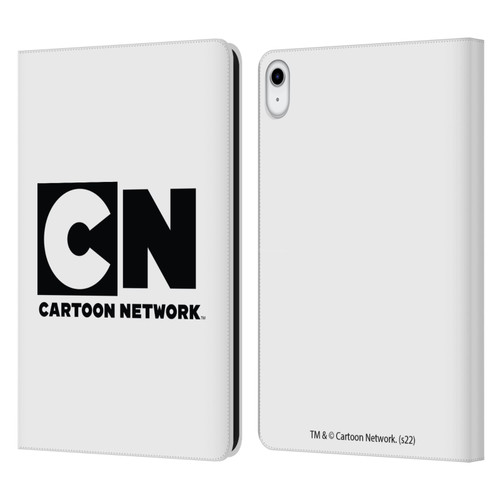 Cartoon Network Logo Plain Leather Book Wallet Case Cover For Apple iPad 10.9 (2022)
