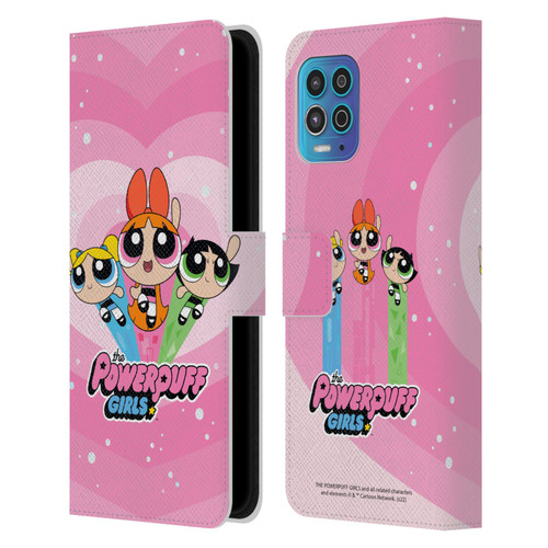 The Powerpuff Girls Graphics Group Leather Book Wallet Case Cover For Motorola Moto G100