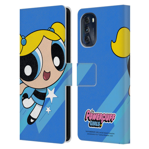 The Powerpuff Girls Graphics Bubbles Leather Book Wallet Case Cover For Motorola Moto G (2022)