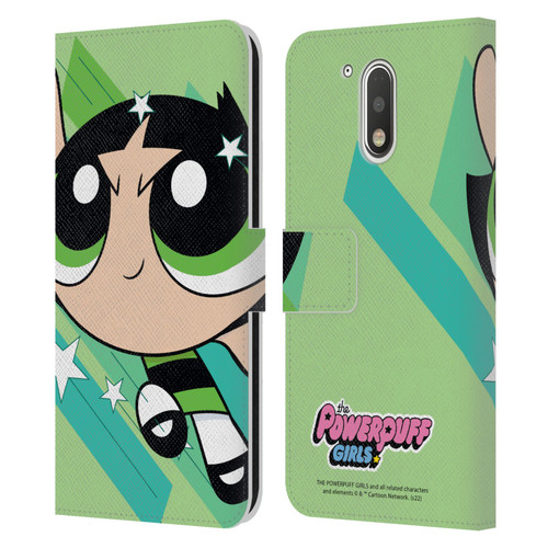 The Powerpuff Girls Graphics Buttercup Leather Book Wallet Case Cover For Motorola Moto G41