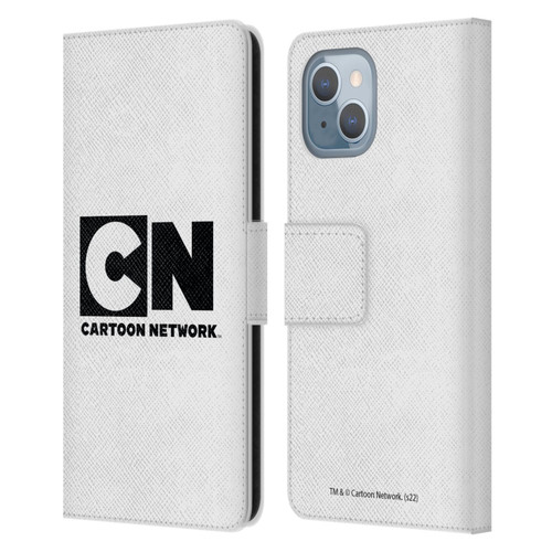 Cartoon Network Logo Plain Leather Book Wallet Case Cover For Apple iPhone 14