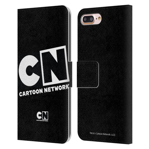 Cartoon Network Logo Oversized Leather Book Wallet Case Cover For Apple iPhone 7 Plus / iPhone 8 Plus