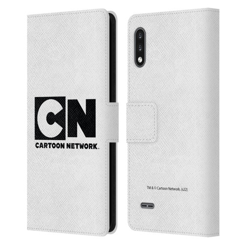 Cartoon Network Logo Plain Leather Book Wallet Case Cover For LG K22