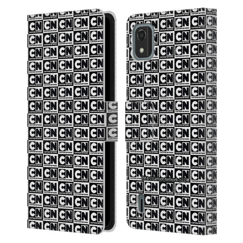 Cartoon Network Logo Pattern Leather Book Wallet Case Cover For Nokia C2 2nd Edition