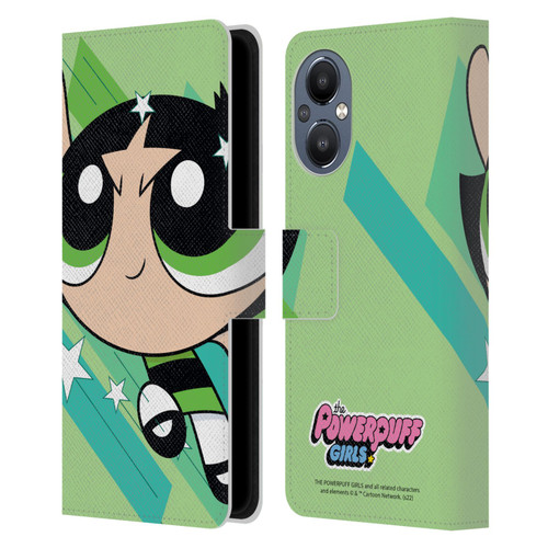 The Powerpuff Girls Graphics Buttercup Leather Book Wallet Case Cover For OnePlus Nord N20 5G