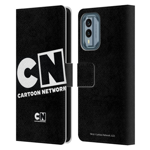 Cartoon Network Logo Oversized Leather Book Wallet Case Cover For Nokia X30