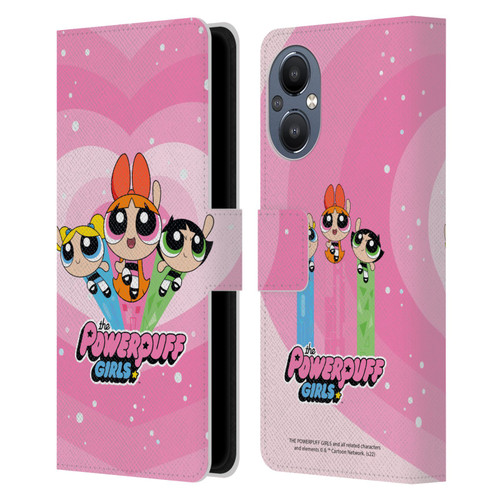 The Powerpuff Girls Graphics Group Leather Book Wallet Case Cover For OnePlus Nord N20 5G