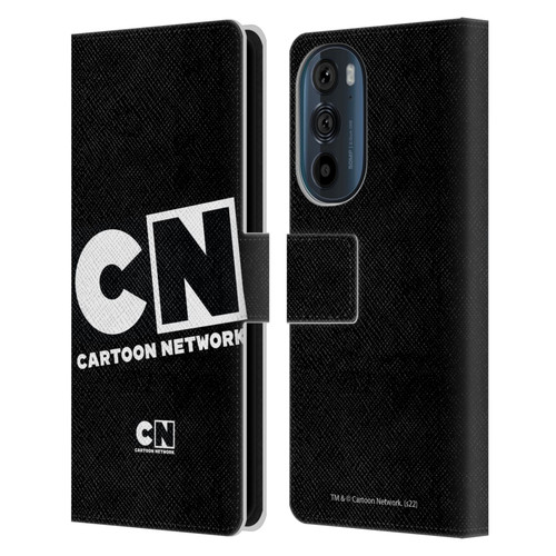 Cartoon Network Logo Oversized Leather Book Wallet Case Cover For Motorola Edge 30