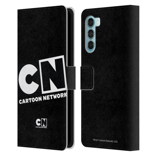 Cartoon Network Logo Oversized Leather Book Wallet Case Cover For Motorola Edge S30 / Moto G200 5G