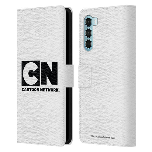 Cartoon Network Logo Plain Leather Book Wallet Case Cover For Motorola Edge S30 / Moto G200 5G