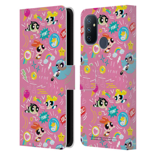The Powerpuff Girls Graphics Icons Leather Book Wallet Case Cover For OnePlus Nord N100