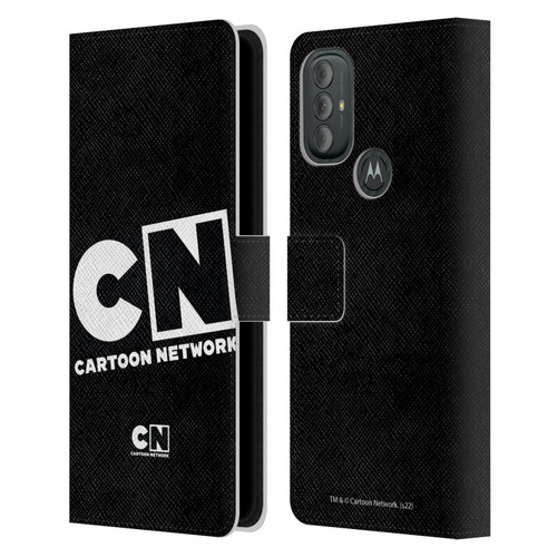 Cartoon Network Logo Oversized Leather Book Wallet Case Cover For Motorola Moto G10 / Moto G20 / Moto G30
