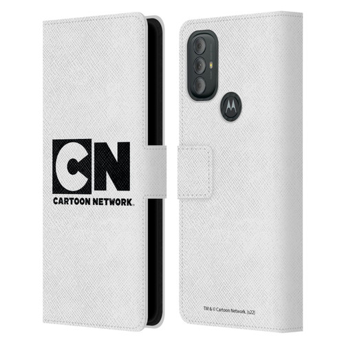 Cartoon Network Logo Plain Leather Book Wallet Case Cover For Motorola Moto G10 / Moto G20 / Moto G30