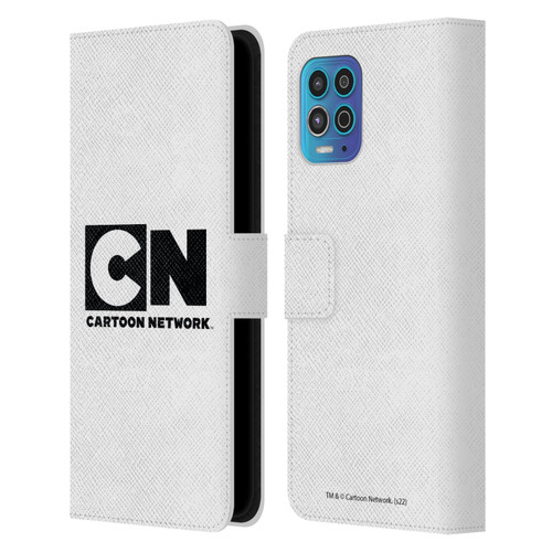Cartoon Network Logo Plain Leather Book Wallet Case Cover For Motorola Moto G100