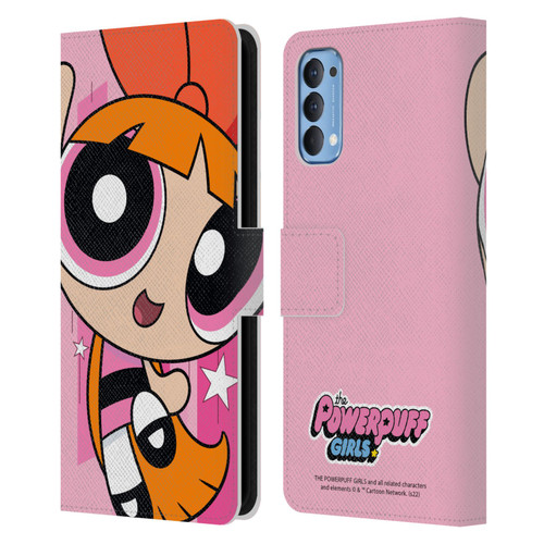 The Powerpuff Girls Graphics Blossom Leather Book Wallet Case Cover For OPPO Reno 4 5G