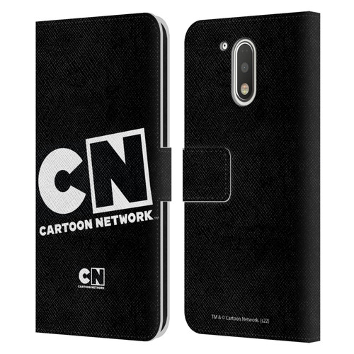 Cartoon Network Logo Oversized Leather Book Wallet Case Cover For Motorola Moto G41
