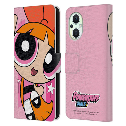 The Powerpuff Girls Graphics Blossom Leather Book Wallet Case Cover For OPPO Reno8 Lite