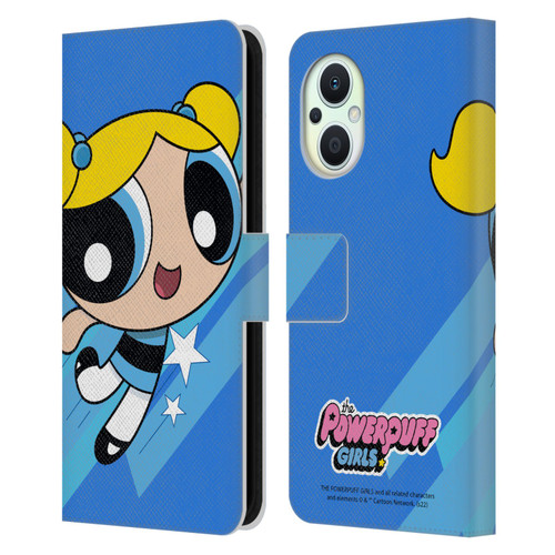 The Powerpuff Girls Graphics Bubbles Leather Book Wallet Case Cover For OPPO Reno8 Lite