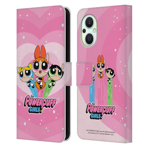 The Powerpuff Girls Graphics Group Leather Book Wallet Case Cover For OPPO Reno8 Lite