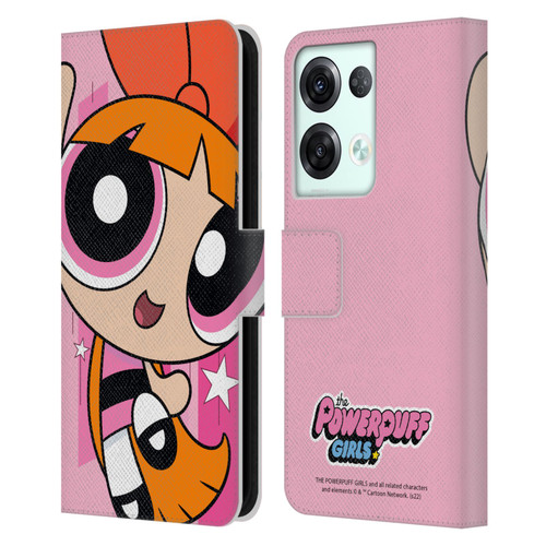 The Powerpuff Girls Graphics Blossom Leather Book Wallet Case Cover For OPPO Reno8 Pro