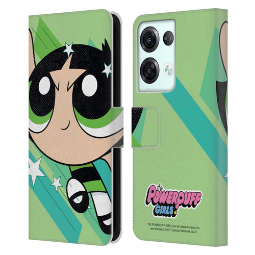 The Powerpuff Girls Graphics Buttercup Leather Book Wallet Case Cover For OPPO Reno8 Pro