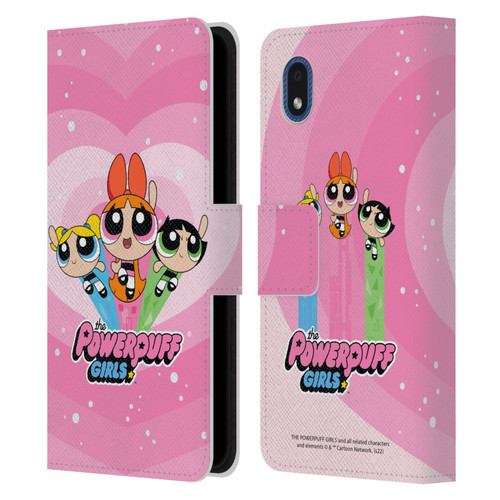The Powerpuff Girls Graphics Group Leather Book Wallet Case Cover For Samsung Galaxy A01 Core (2020)