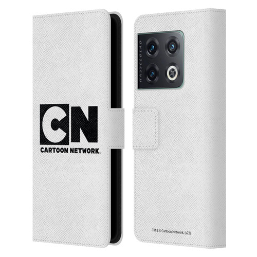 Cartoon Network Logo Plain Leather Book Wallet Case Cover For OnePlus 10 Pro
