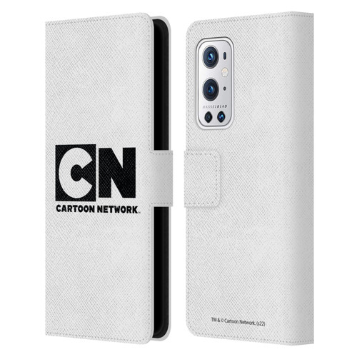 Cartoon Network Logo Plain Leather Book Wallet Case Cover For OnePlus 9 Pro