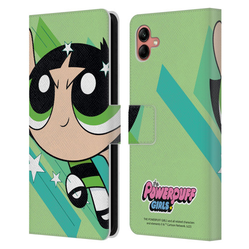 The Powerpuff Girls Graphics Buttercup Leather Book Wallet Case Cover For Samsung Galaxy A04 (2022)