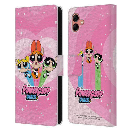 The Powerpuff Girls Graphics Group Leather Book Wallet Case Cover For Samsung Galaxy A04 (2022)