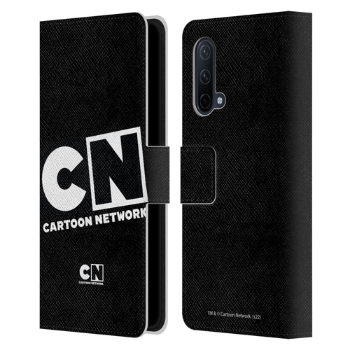 Cartoon Network Logo Oversized Leather Book Wallet Case Cover For OnePlus Nord CE 5G