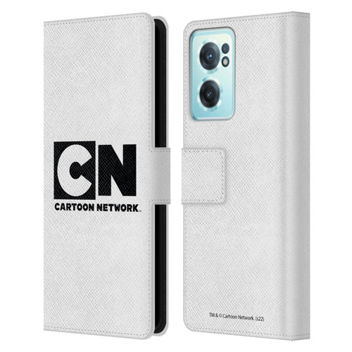 Cartoon Network Logo Plain Leather Book Wallet Case Cover For OnePlus Nord CE 2 5G