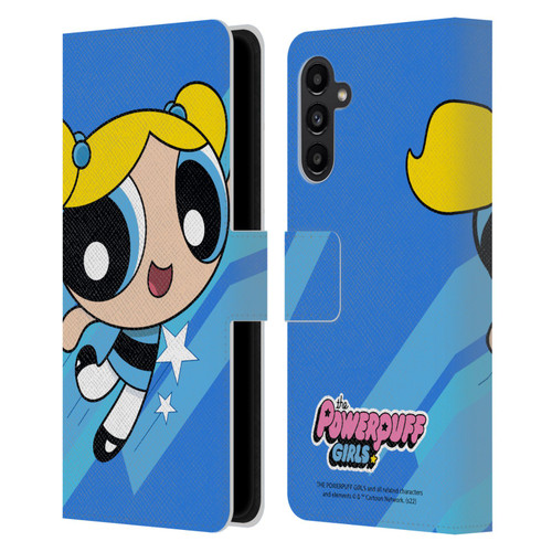 The Powerpuff Girls Graphics Bubbles Leather Book Wallet Case Cover For Samsung Galaxy A13 5G (2021)