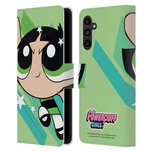 The Powerpuff Girls Graphics Buttercup Leather Book Wallet Case Cover For Samsung Galaxy A13 5G (2021)