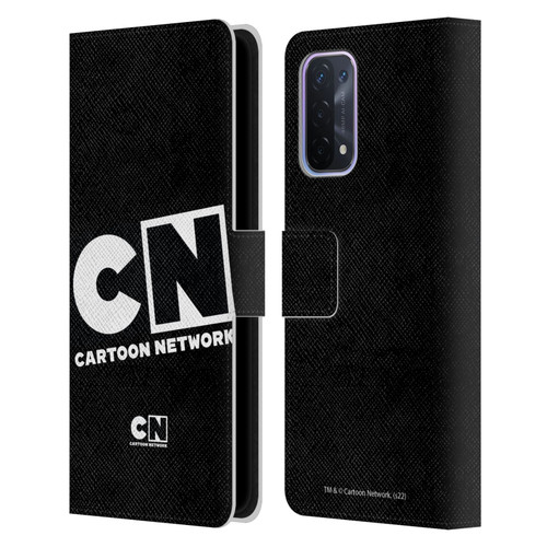 Cartoon Network Logo Oversized Leather Book Wallet Case Cover For OPPO A54 5G