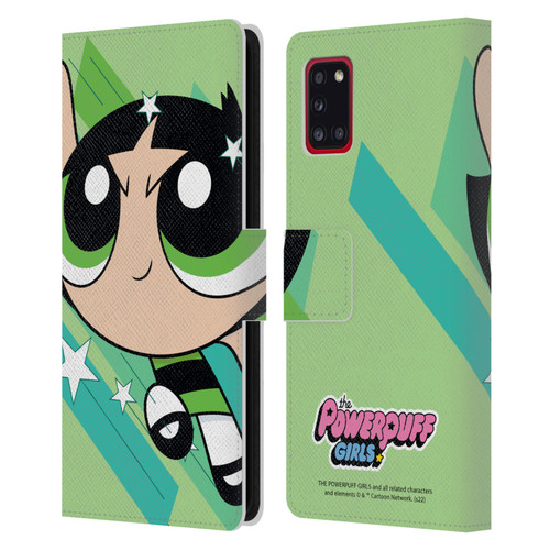 The Powerpuff Girls Graphics Buttercup Leather Book Wallet Case Cover For Samsung Galaxy A31 (2020)