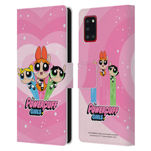 The Powerpuff Girls Graphics Group Leather Book Wallet Case Cover For Samsung Galaxy A31 (2020)