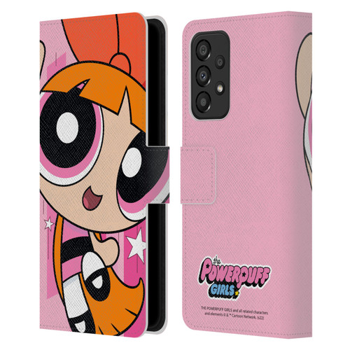 The Powerpuff Girls Graphics Blossom Leather Book Wallet Case Cover For Samsung Galaxy A33 5G (2022)