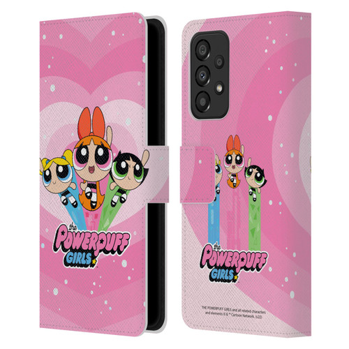 The Powerpuff Girls Graphics Group Leather Book Wallet Case Cover For Samsung Galaxy A33 5G (2022)