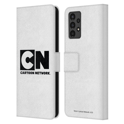 Cartoon Network Logo Plain Leather Book Wallet Case Cover For Samsung Galaxy A13 (2022)